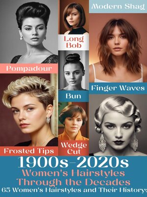 cover image of 1900s-2020s Women's Hairstyles Through the Decades